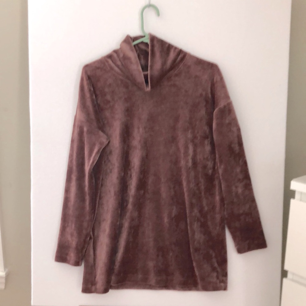 J. Jill velour tunic rose S